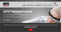 Desktop Screenshot of hepu.de
